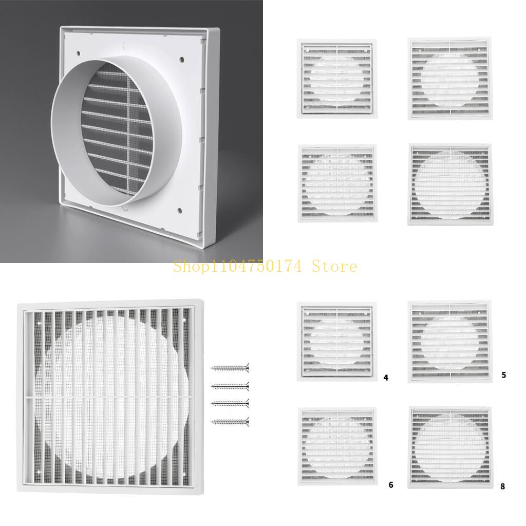 Plastic Square Air vent Louver - Screen Top Mesh 评论和价格